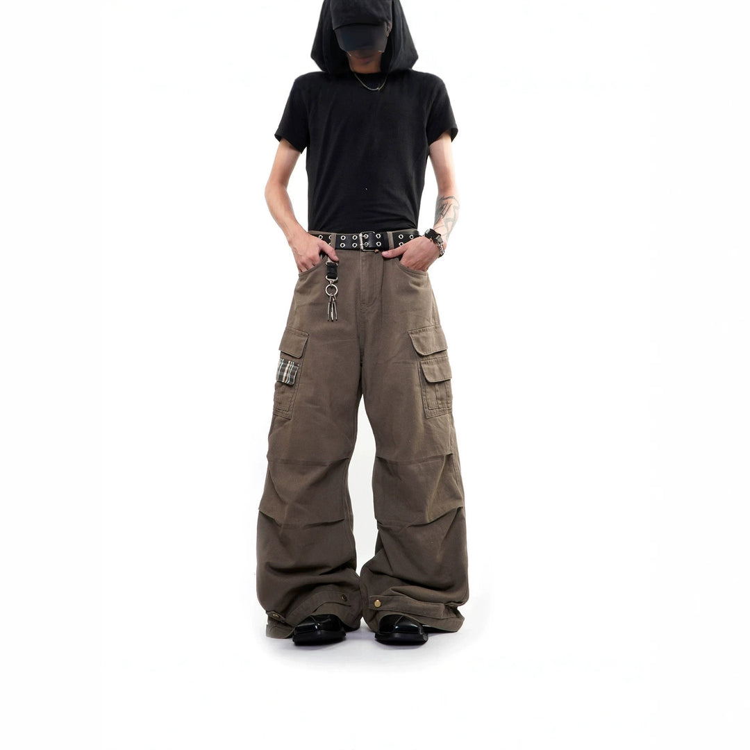 Men's Loose Fit Cargo Pants with Pockets Mune Fashion