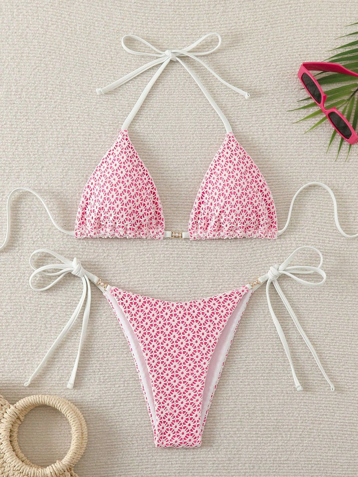 Ladies refined bikini cut with adjustable ties Mune Fashion