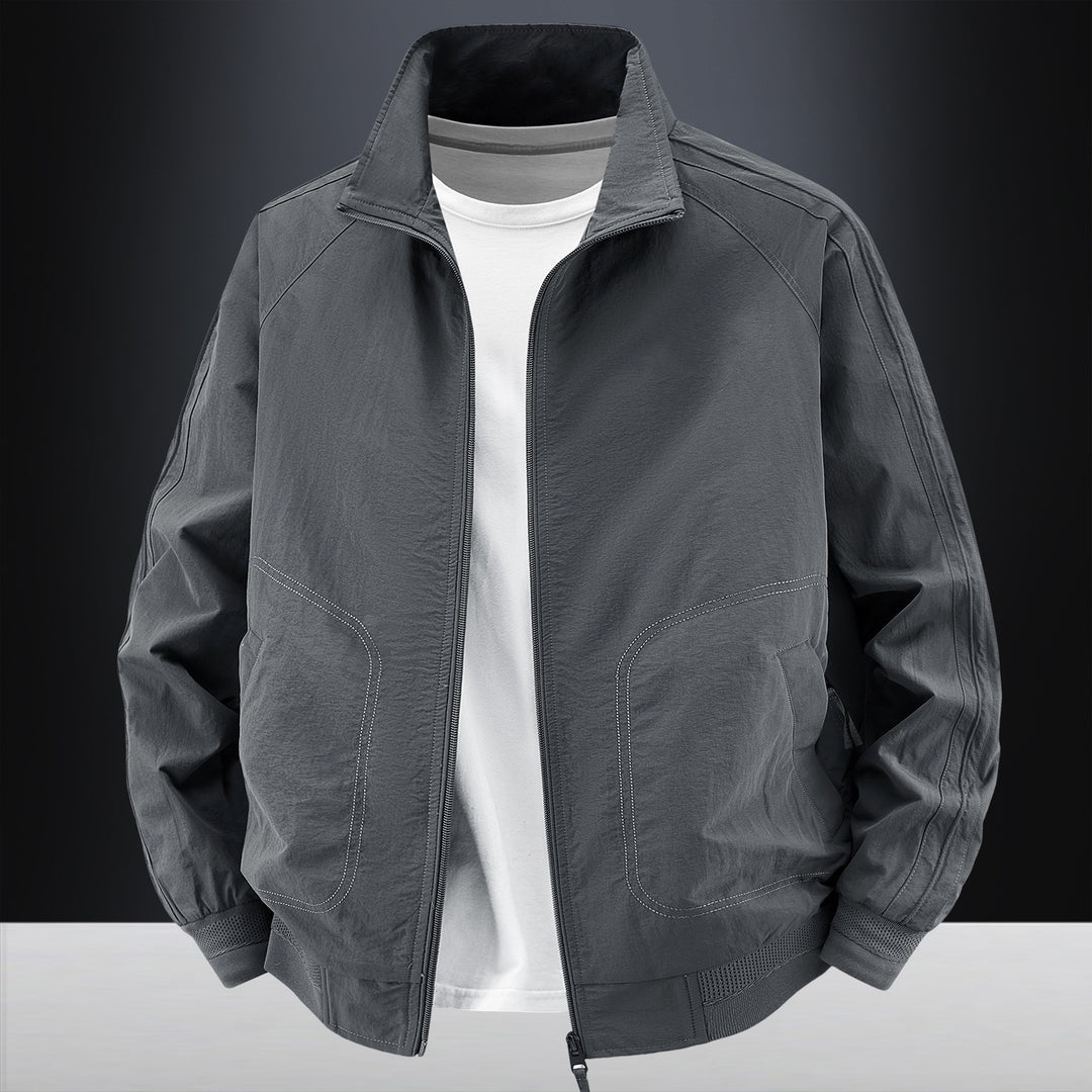 Men's leisure jacket with high collar Mune Fashion