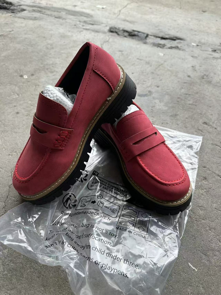 Women Robust Penny Loafer with profiled rubber sole Mune Fashion