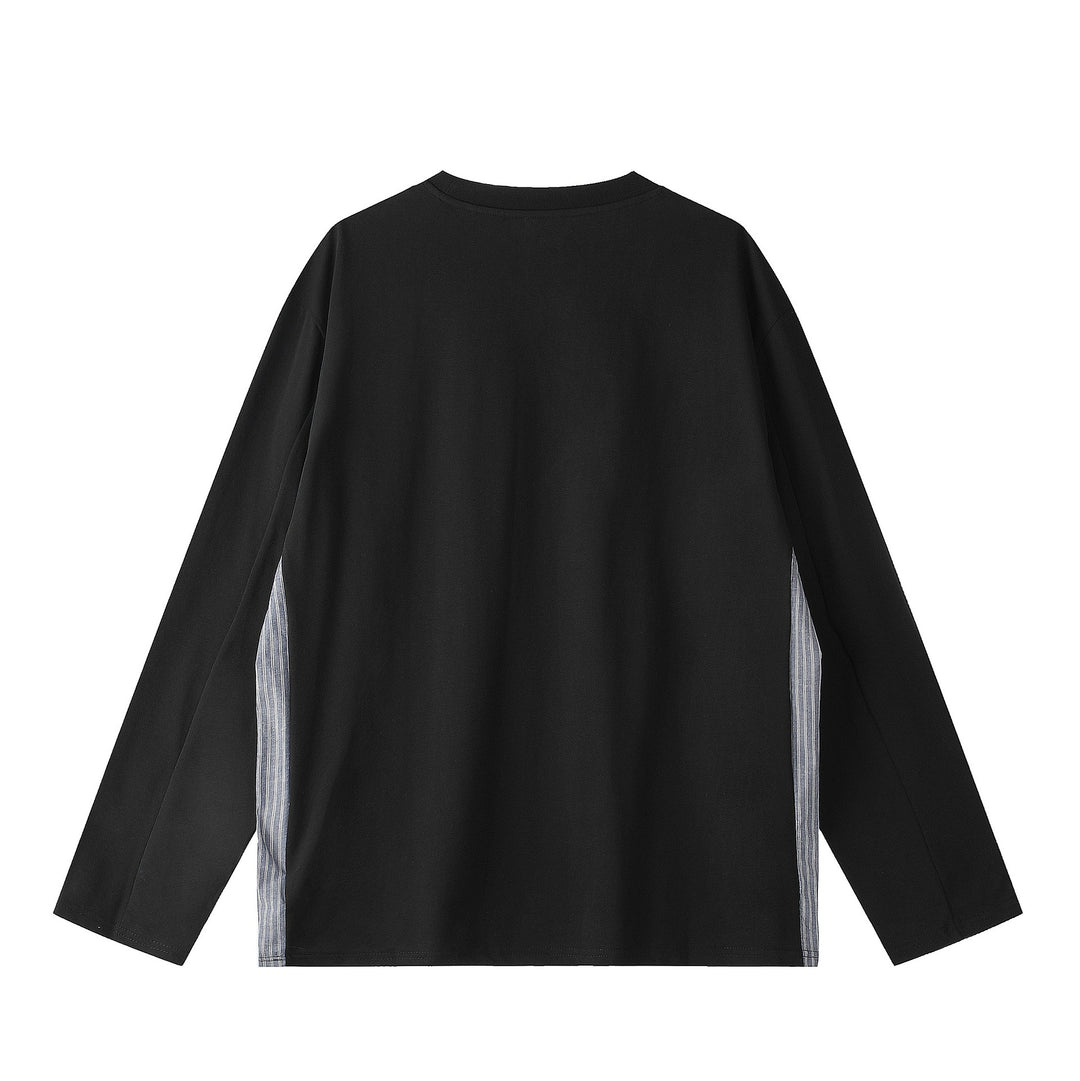 Unisex Oversize Sweatshirt with side stripe panels and round neck Mune Fashion