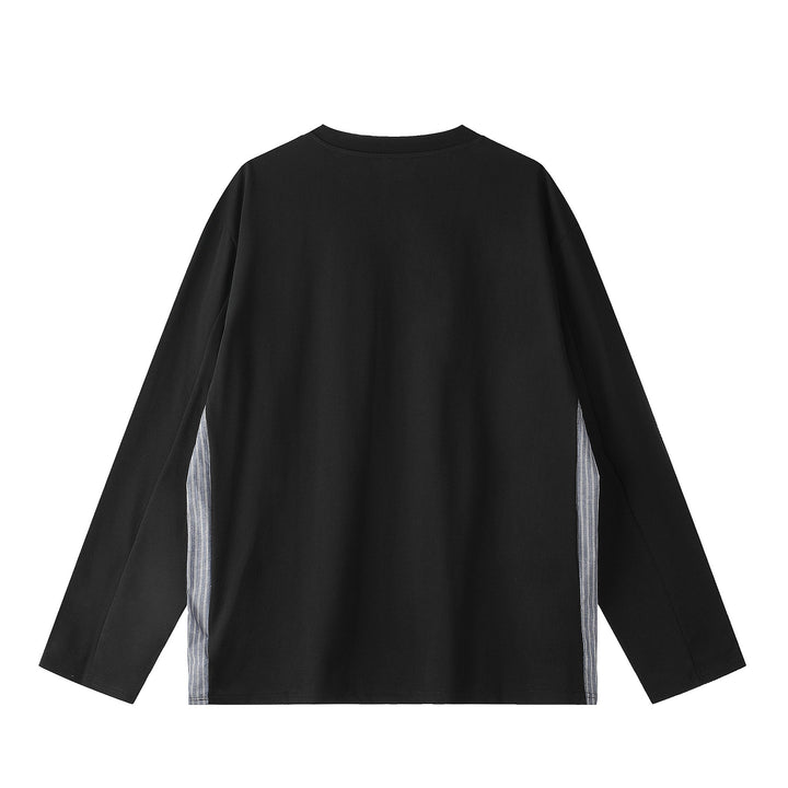 Unisex Oversize Sweatshirt with side stripe panels and round neck Mune Fashion