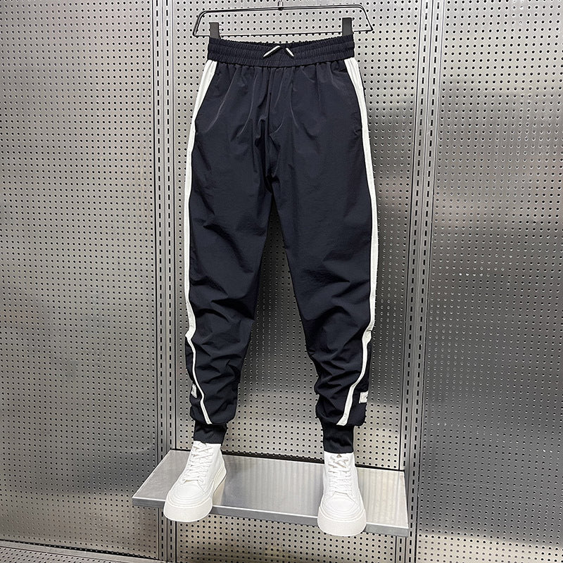 Men's Comfortable Casual Pants with Elastic Waistband Mune Fashion