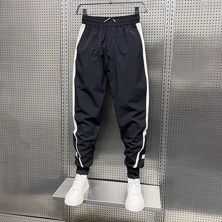 Men's Comfortable Casual Pants with Elastic Waistband Mune Fashion