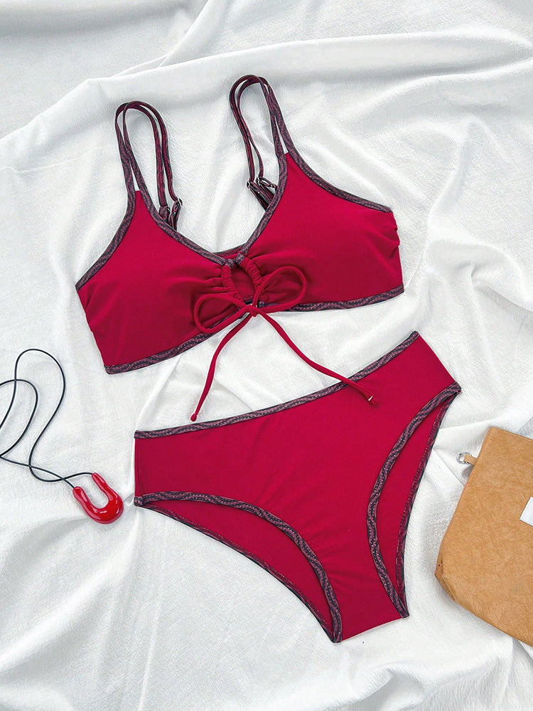 Women's triangle bikini with adjustable straps and elastic waistband Mune Fashion