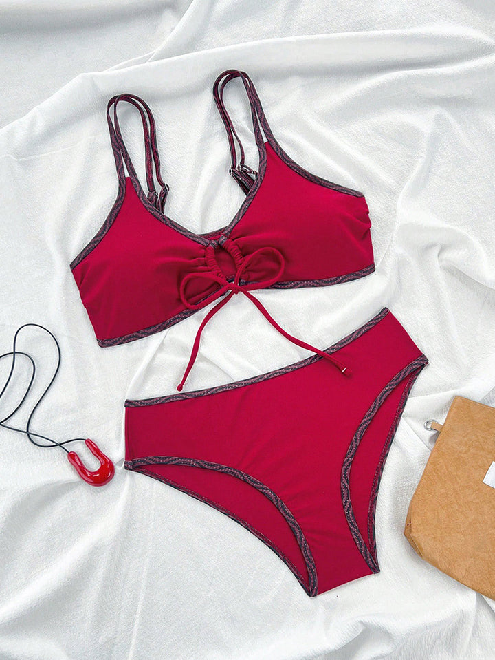 Women's triangle bikini with adjustable straps and elastic waistband Mune Fashion