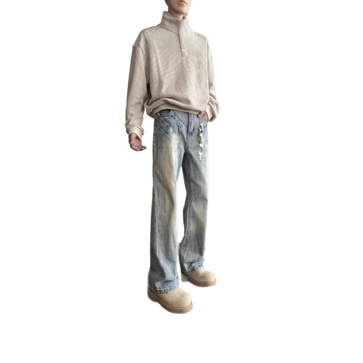 Men's Vintage Relaxed Fit Jeans Mune Fashion