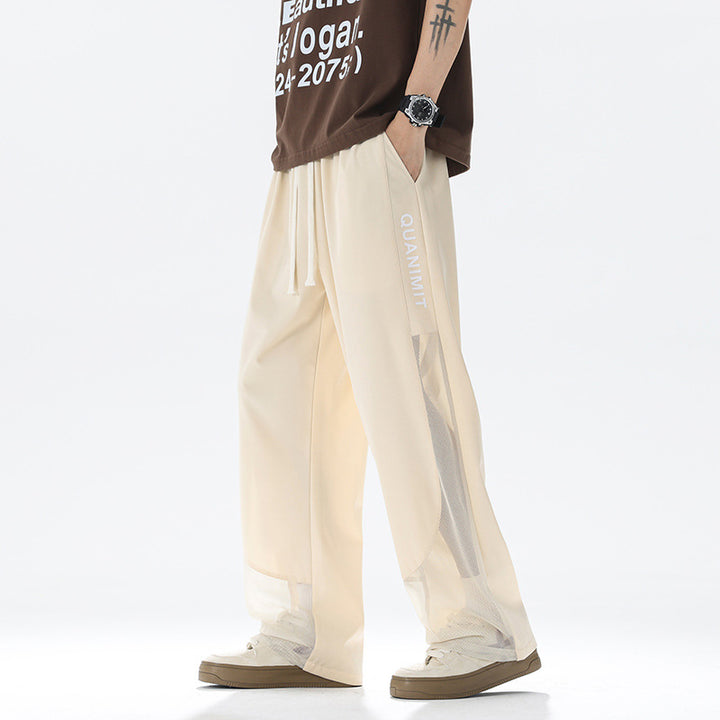 Men's Athletic Mesh Long Pants