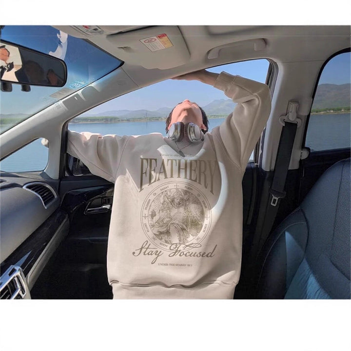 Unisex Casual Sweatshirt with Graphic Print Mune Fashion
