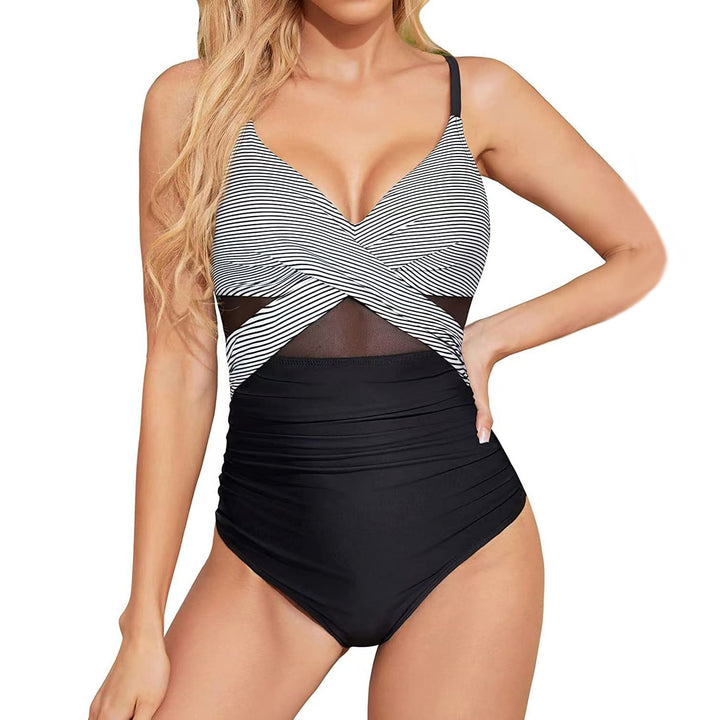 Ladies High-Quality One-Piece Swimsuit with Trendy Cut-Out Details Mune Fashion