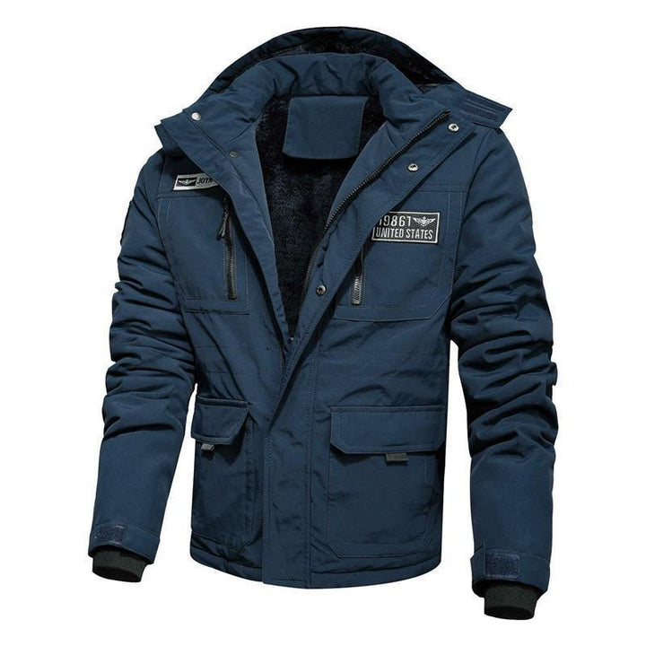 Men's Military-Influenced Thermal Parka with warming fleece lining and multifunctional pockets Mune Fashion