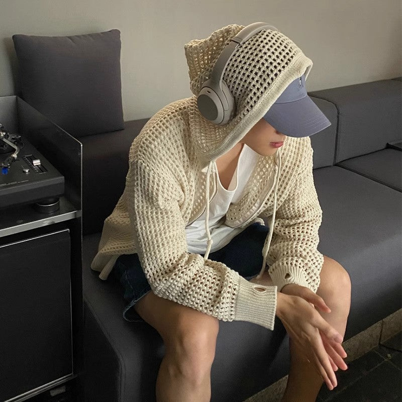 Men's Breathable Hoodie Cardigan Mune Fashion