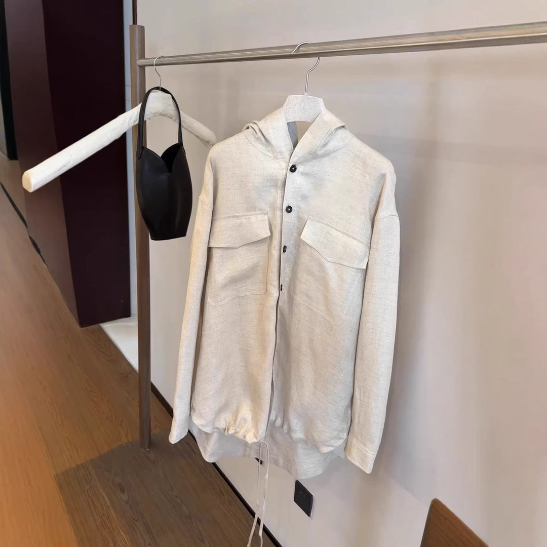 Women Light Transition Jacket with Hood Mune Fashion