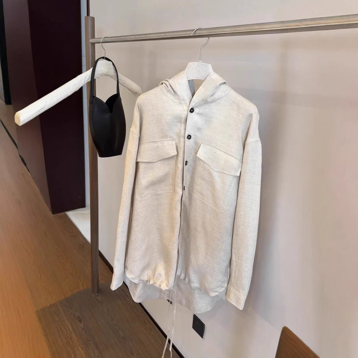 Women Light Transition Jacket with Hood Mune Fashion