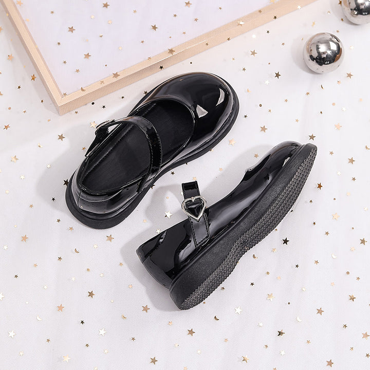 Ladies Comfortable Ballerina Shoes with Heart Application Mune Fashion