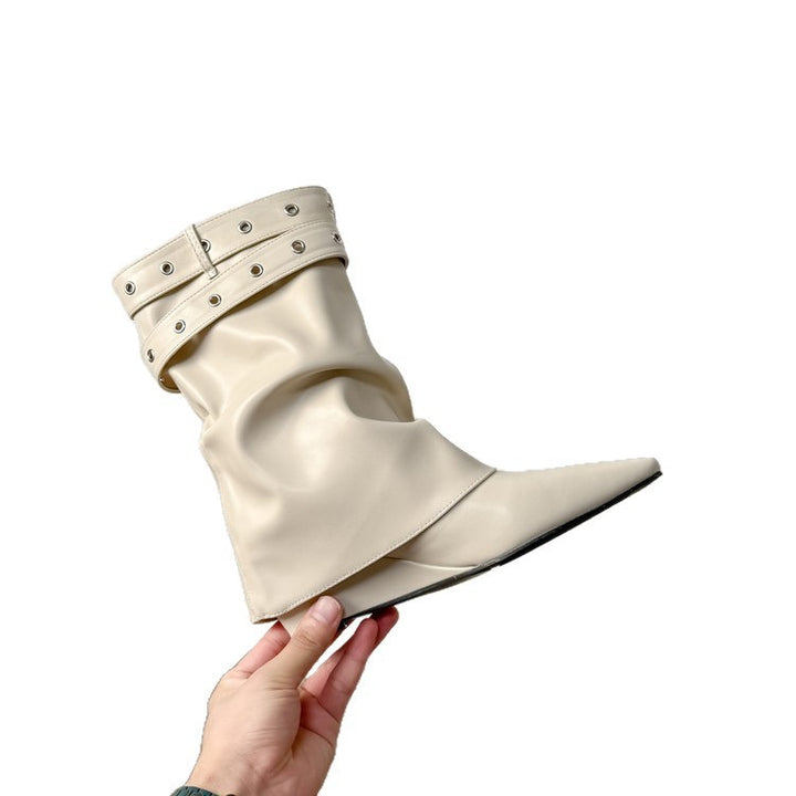 Women Fashionable and Elegant Ankle Boots Mune Fashion