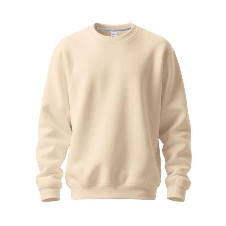 Men's oversized crew neck sweatshirt made of soft cotton fleece with ribbed cuffs Mune Fashion