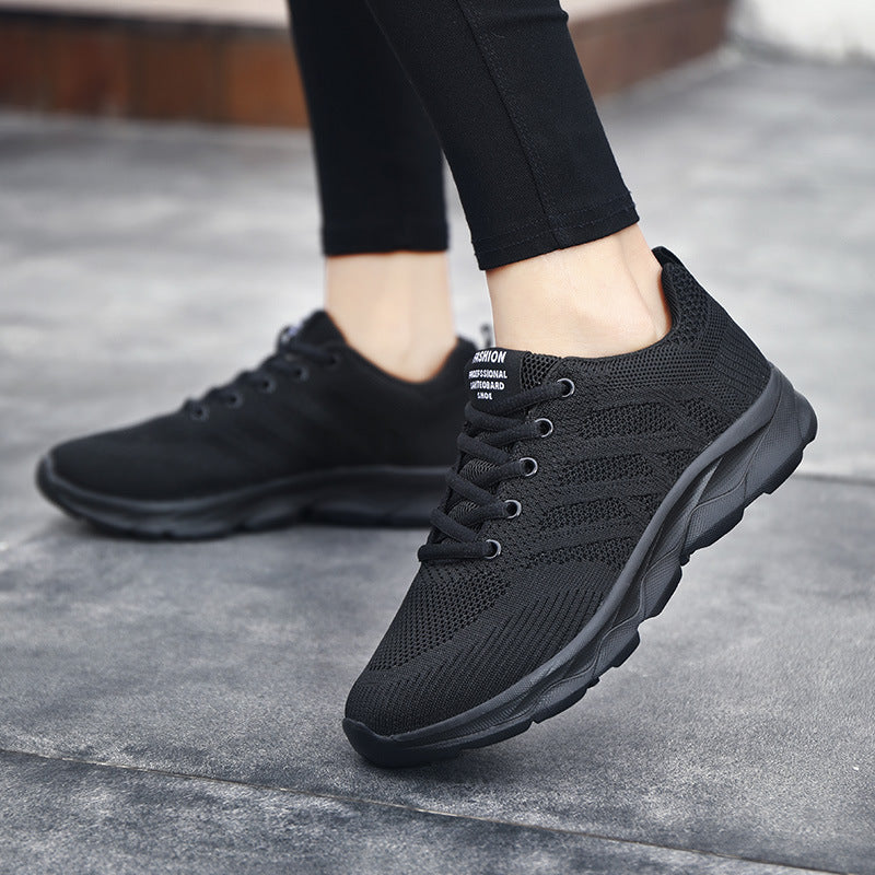Unisex nan light breathable knitted sneakers with cushioning midsole Mune Fashion