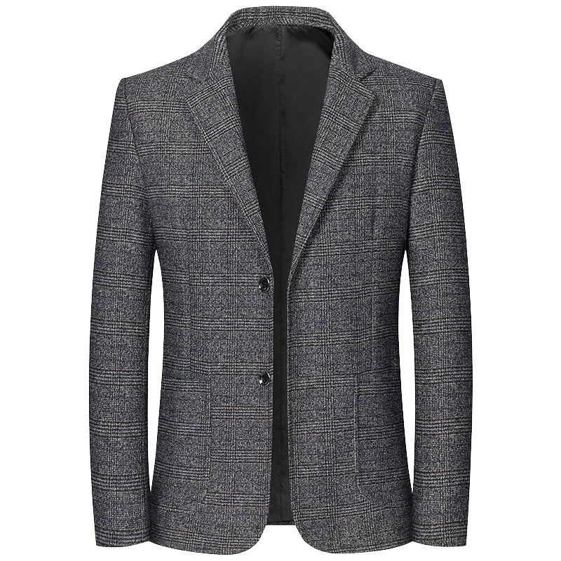 Men's Blazer Glencheck Slim Fit with Light Inner Lining Mune Fashion