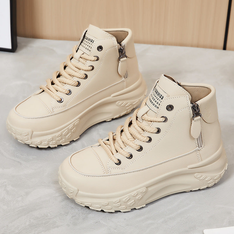 Women High-Top Sneakers with water-repellent surface and non-slip sole Mune Fashion