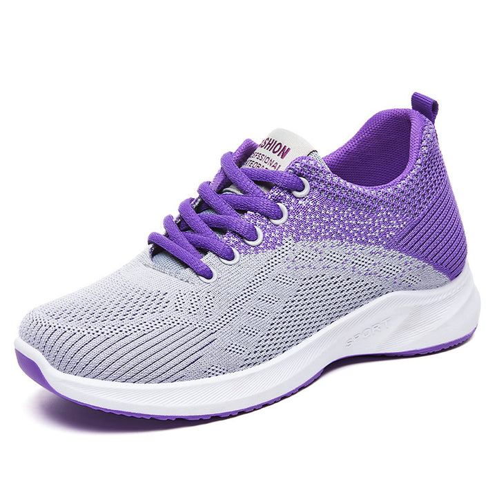 Women's seamless knit fitness sneaker with ergonomic heel support, flexible toe cap, and responsive EVA cushioning Mune Fashion