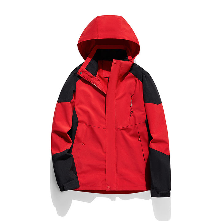 Women's two-layer softshell outdoor jacket with removable fleece inner layer and hood Mune Fashion