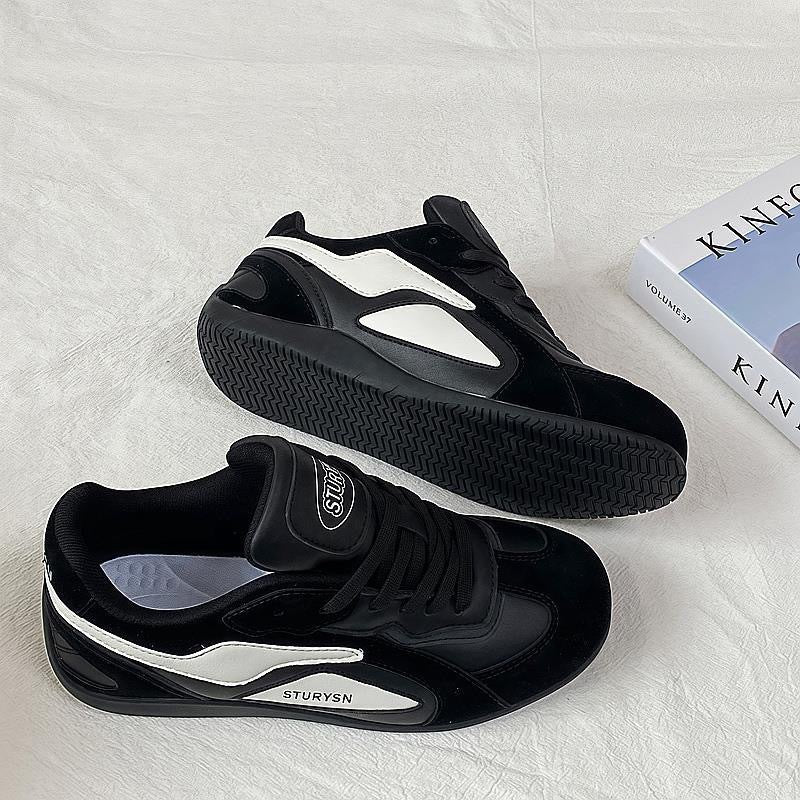 Ladies Retro-Inspired Sneakers with Breathable Upper Material Mune Fashion