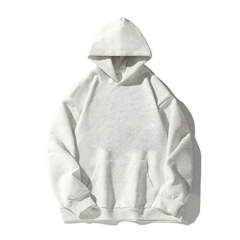 Unisex Boxy Hoodie with minimalist seam design, kangaroo pocket and extended back Mune Fashion