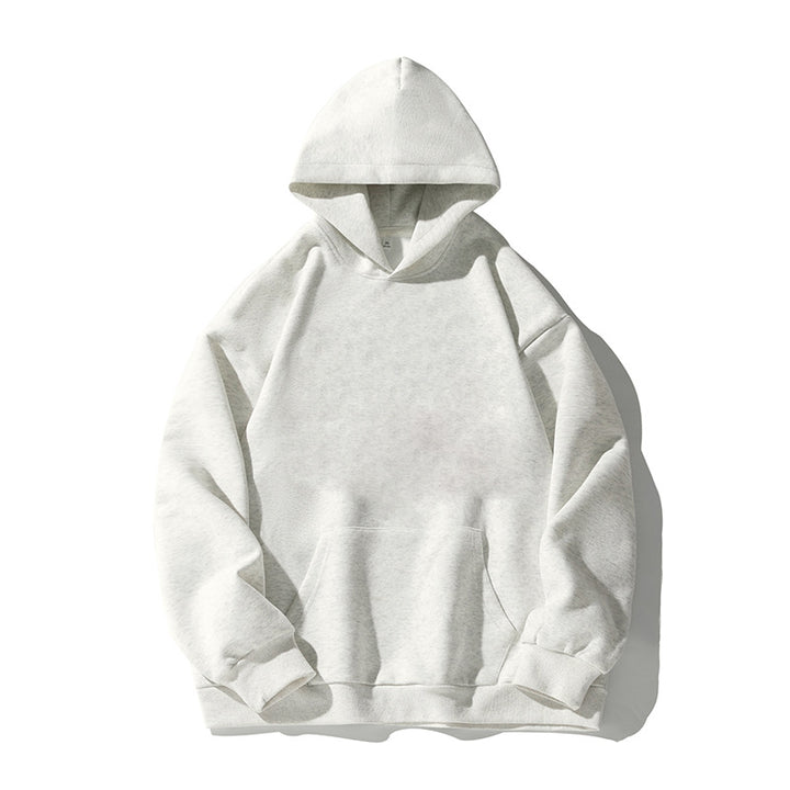 Unisex Boxy Hoodie with minimalist seam design, kangaroo pocket and extended back Mune Fashion