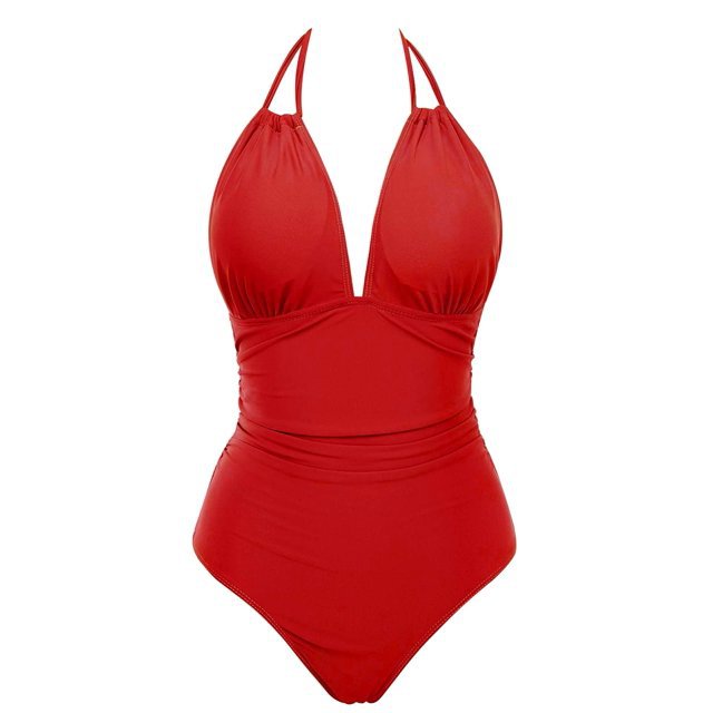 Women's Elegant High-Quality One-Piece Swimsuit with Flattering Ruffle Design Mune Fashion