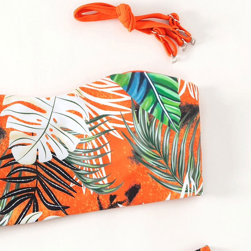 Women's bandeau bikini with high-cut bottoms Mune Fashion