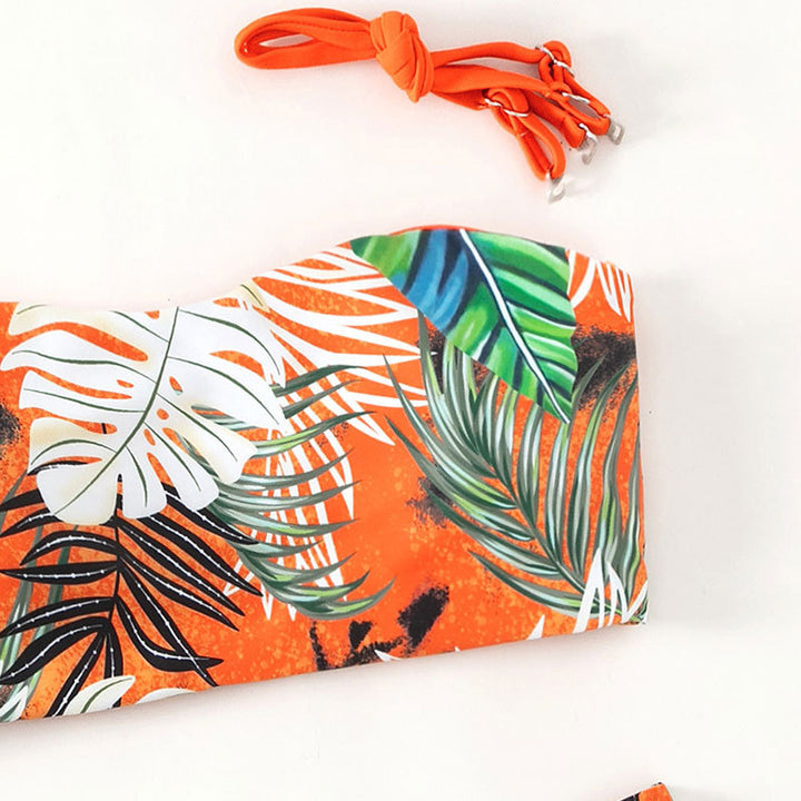 Women's bandeau bikini with high-cut bottoms Mune Fashion