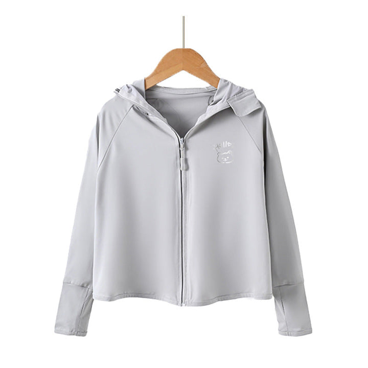 Women Lightweight Hoodie Jacket with Playful Design Mune Fashion