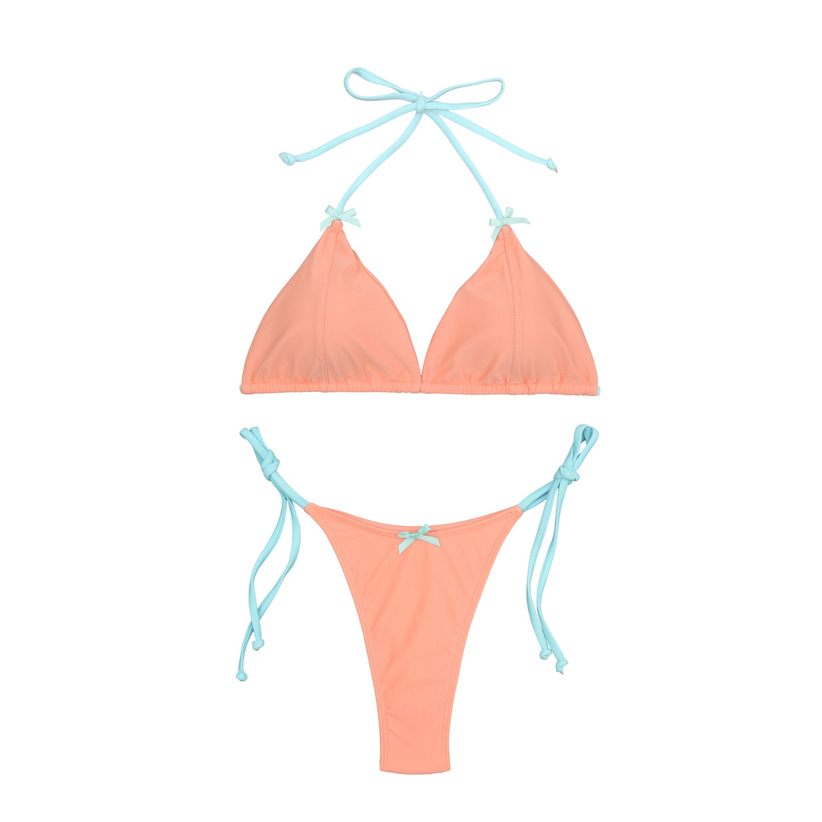 Women's triangle bikini with individually adjustable strap system and elegant design Mune Fashion
