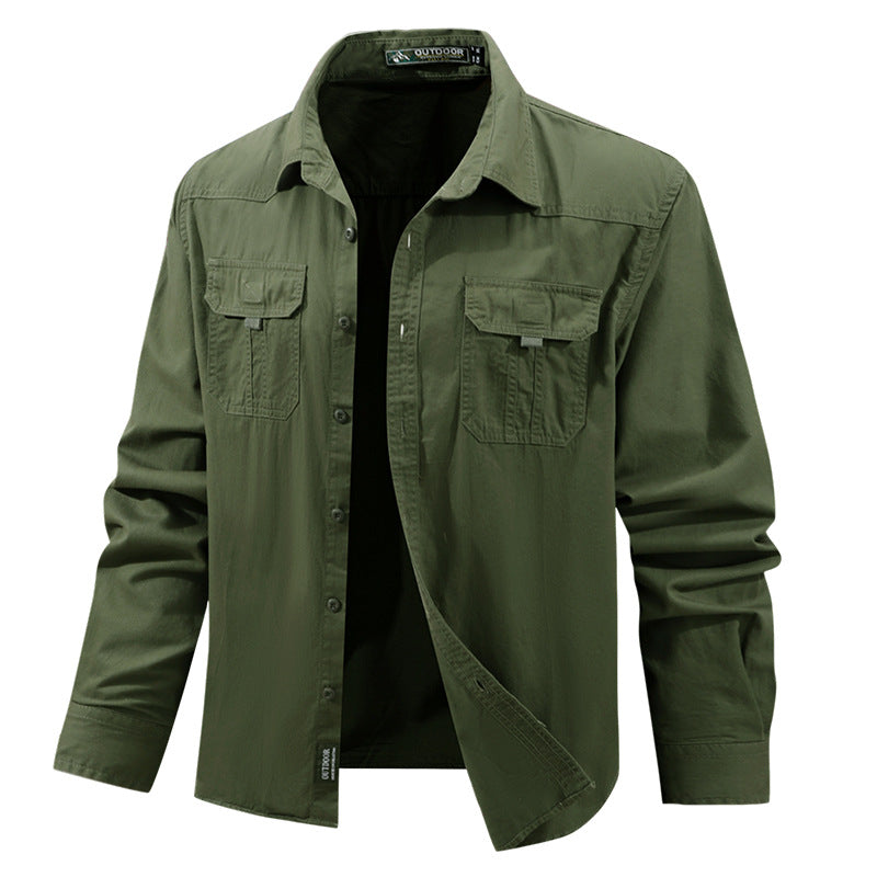 Men's Functional Long Sleeve Shirt with Pockets Mune Fashion