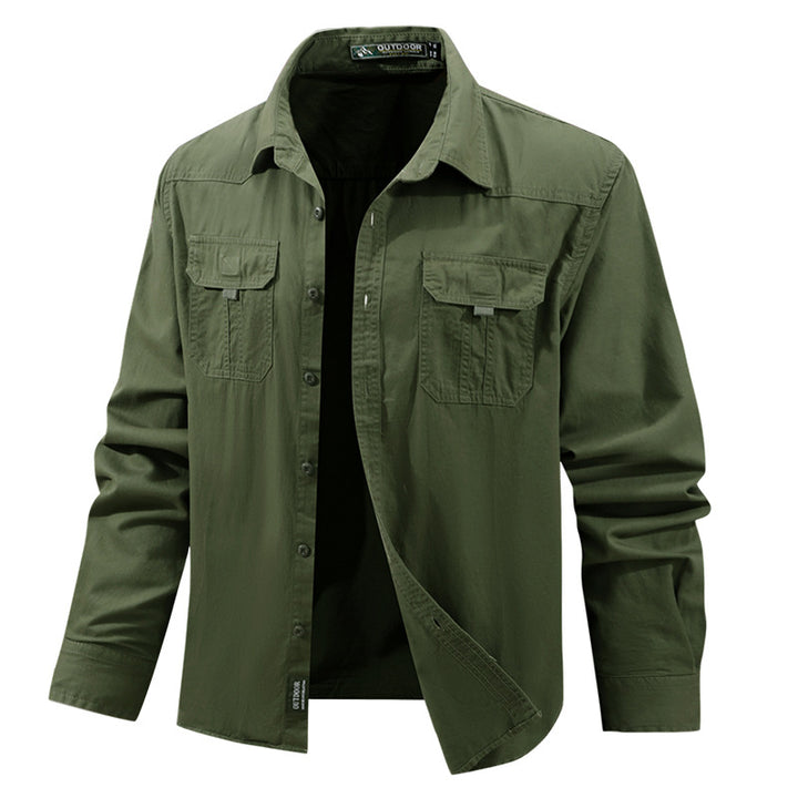 Men's Functional Long Sleeve Shirt with Pockets Mune Fashion