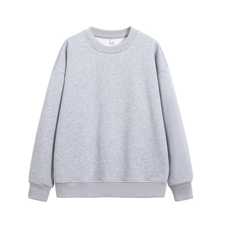 Unisex Oversize Crew Neck Sweatshirt made from heavy cotton blend with ribbed hem and raglan sleeves Drune