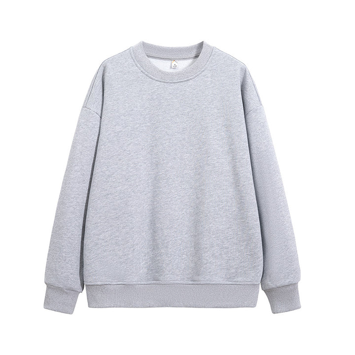 Unisex Oversize Crew Neck Sweatshirt made from heavy cotton blend with ribbed hem and raglan sleeves Drune