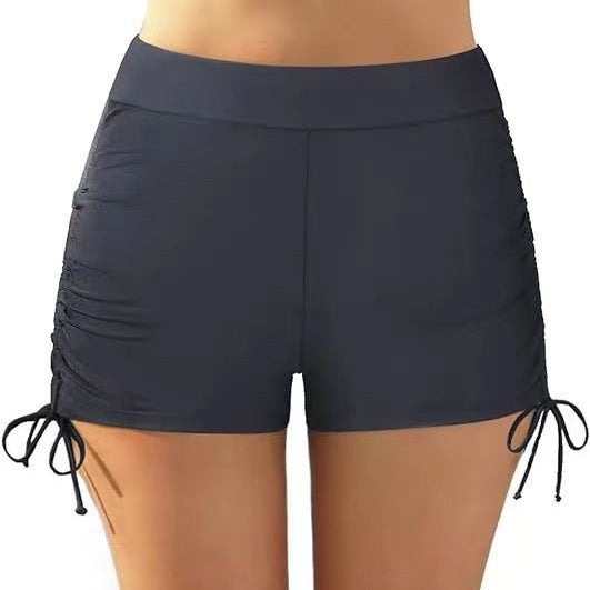 Women's figure-flattering swim shorts with gathering and side lacing Mune Fashion
