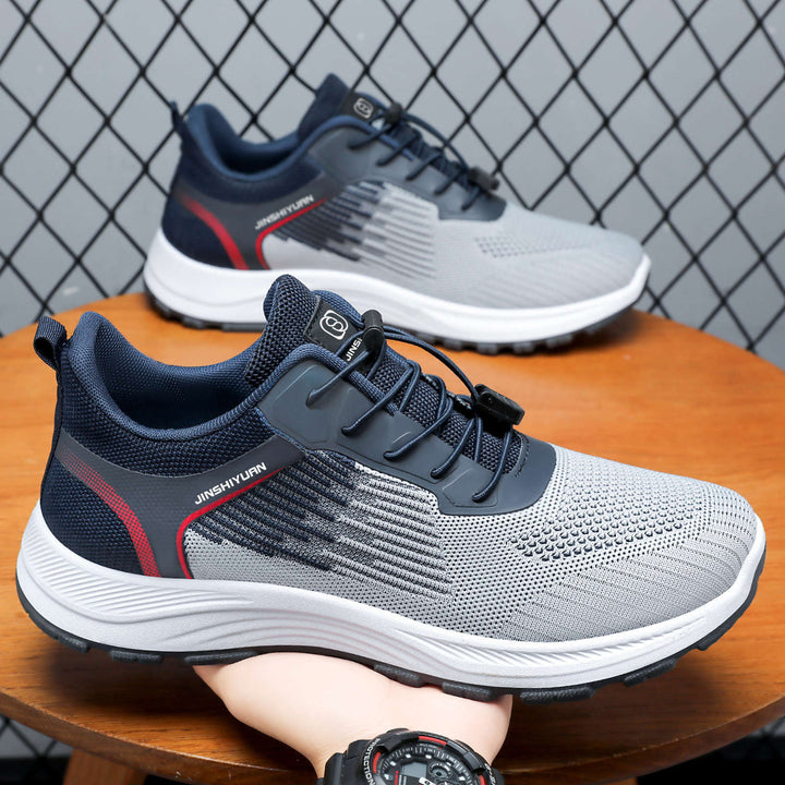 Women's nan ultra-lightweight knit casual sneakers with quick-release closure, reinforced heel tab, and ergonomic wave EVA sole Mune Fashion