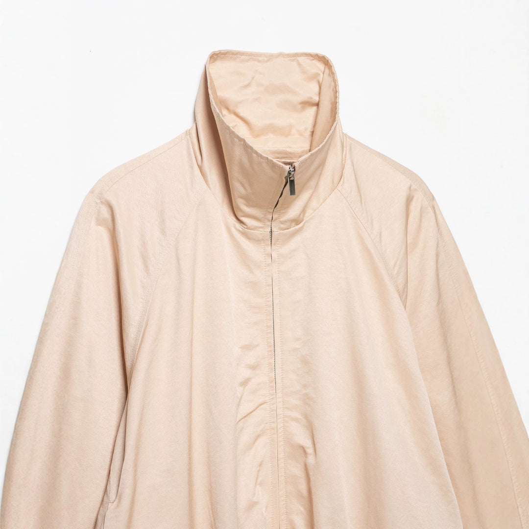 Women’s Oversize Transition Jacket with High Stand Collar and Elastic Hem Mune Fashion