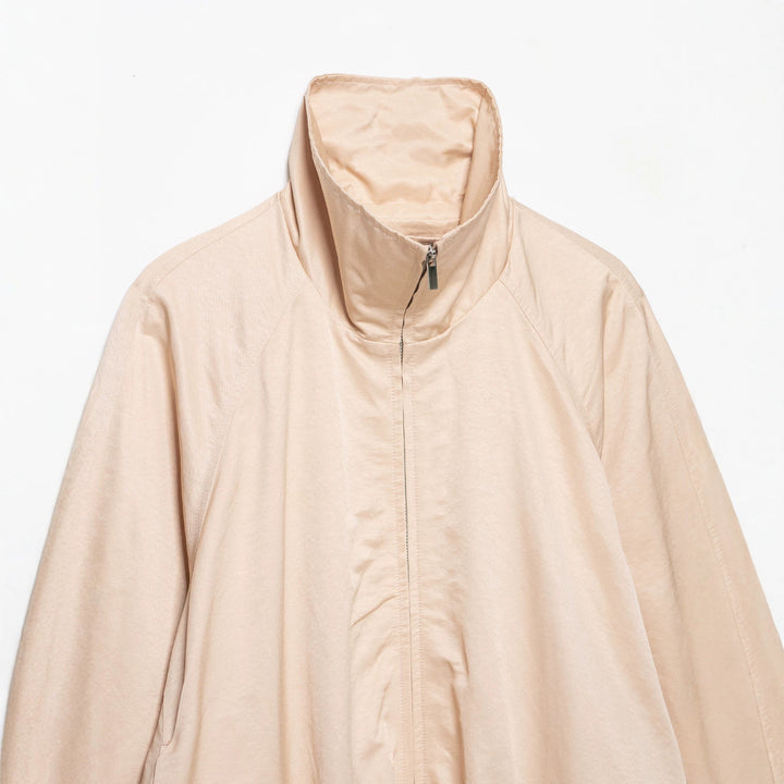 Women’s Oversize Transition Jacket with High Stand Collar and Elastic Hem Mune Fashion