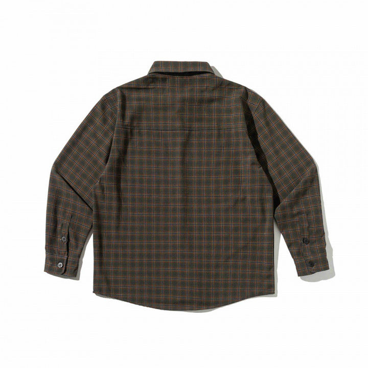 Unisex Boxy Checkered Overshirt made of Cotton Blend with Chest Pocket Mune Fashion
