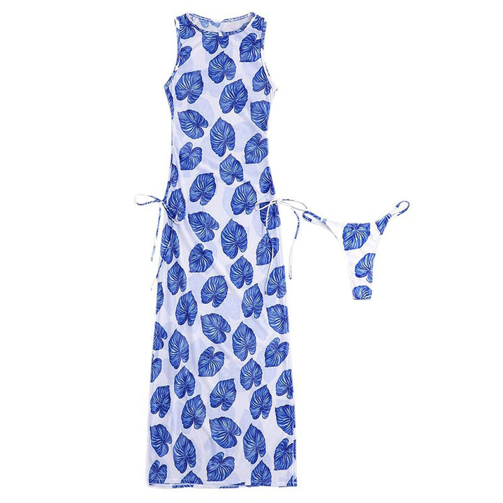 Ladies' Summer Maxi Dress with Floral Patterns Mune Fashion
