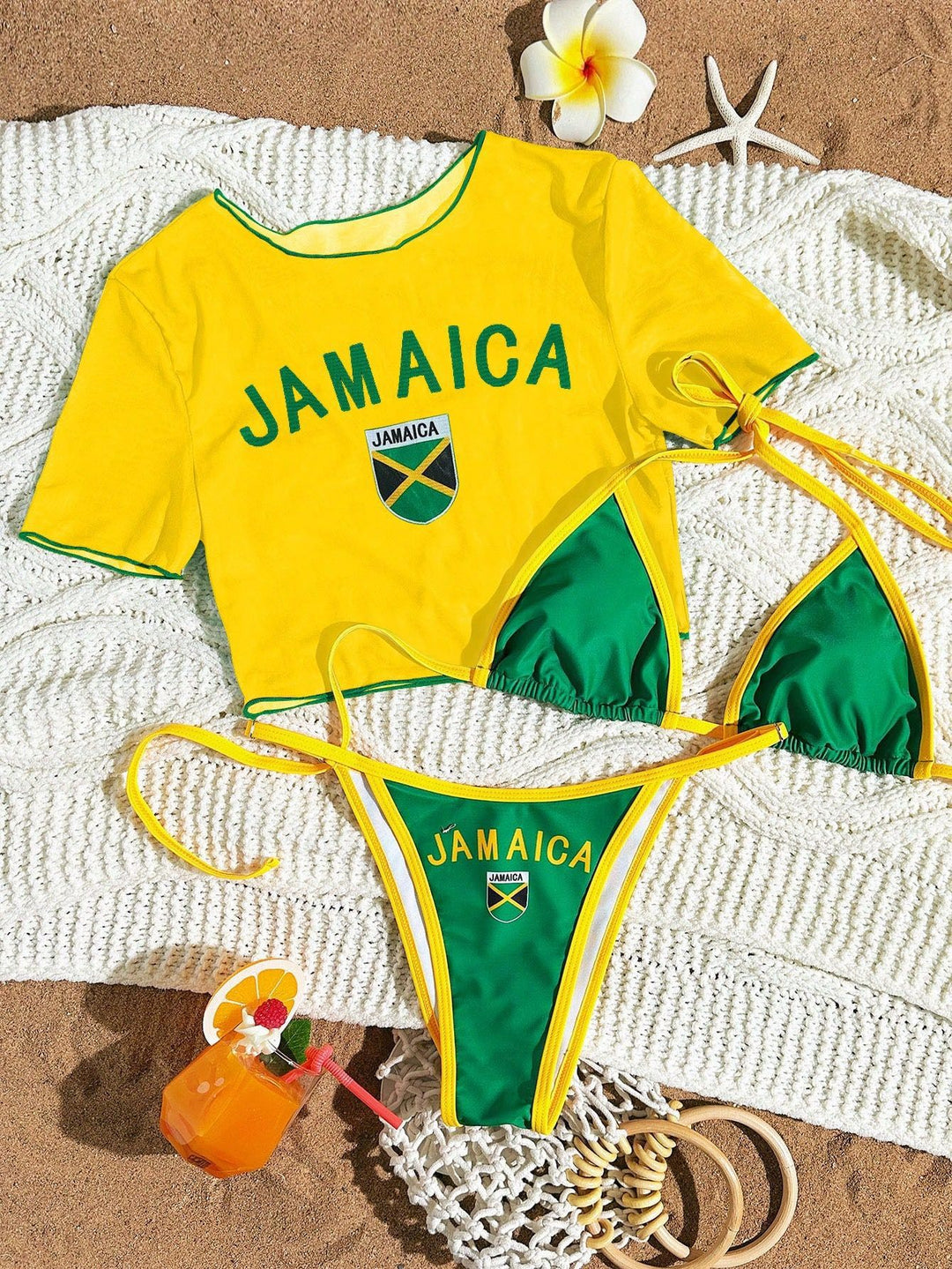 Women's bikini set with creative cherry design Mune Fashion