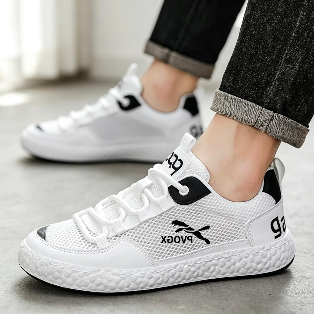 Men's Athletic Mesh Sneakers with Breathable Design Mune Fashion