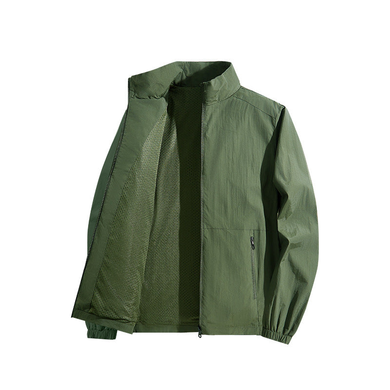 Men's Lightweight Transitional Jacket with Breathable Mesh Lining Mune Fashion