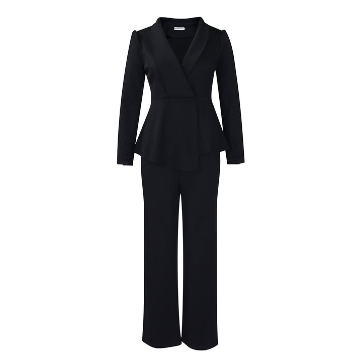 Ladies Elegant Blazer-Pants Set Mune