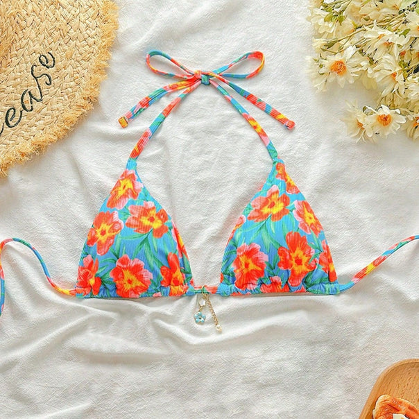 Women's High-Cut Bikini with Side Ties Mune Fashion