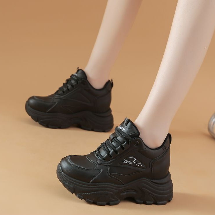 Women's Sporty Chunky Sneakers with Robust Profile Sole Mune Fashion